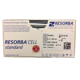 Resorba Cell standard 5 x 1,25 cm resorbierbare Gazestreifen (15 Stck.) (PACK=15 STÜCK) Produktbild
