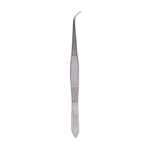 feine Pinzette OP, gebogen ca. 11 cm Produktbild Front View L