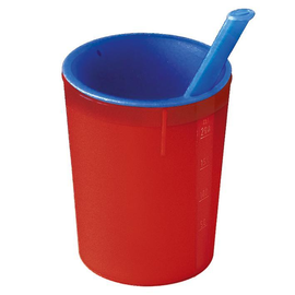 medizinische Trinkhilfe rot-blau 200 ml Produktbild
