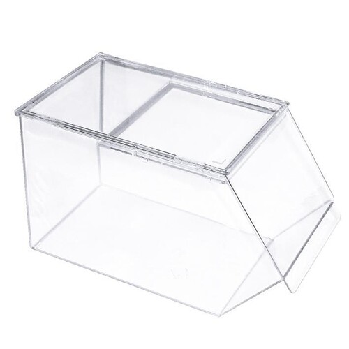 Entnahme-Box glasklar 260 x 150 x 155 mm Produktbild Front View L