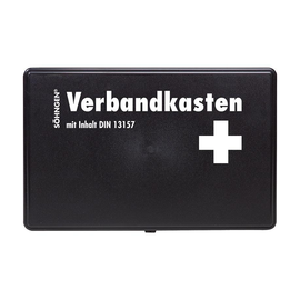 Verbandkasten KIEL/KU Standard mit Füllung Standard DIN 13157 schwarz Produktbild