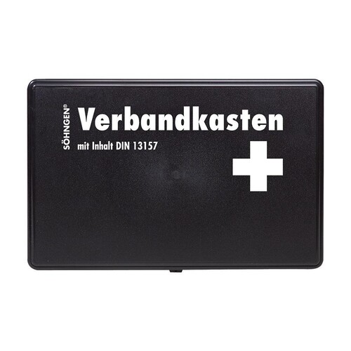Verbandkasten KIEL/KU Standard mit Füllung Standard DIN 13157 schwarz Produktbild