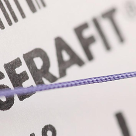 SERAFIT 2/0=3 violett, Nahtmaterial Fadenlänge 2x70cm (12Stck.) (PACK=12 STÜCK) Produktbild