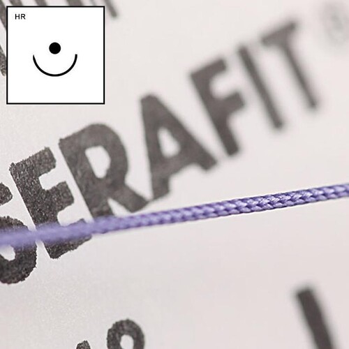 SERAFIT HR-22 4/0=1,5, violett, Nahtmaterial Fadenlänge 70 cm (24 Stck.) (PACK=24 STÜCK) Produktbild Front View L