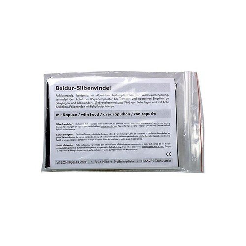 Baldur-Silberwindel mit Kapuze Produktbild Front View L