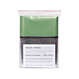 ORION-Reflex-Decke silber-grün, ca. 200 x 150 cm Produktbild