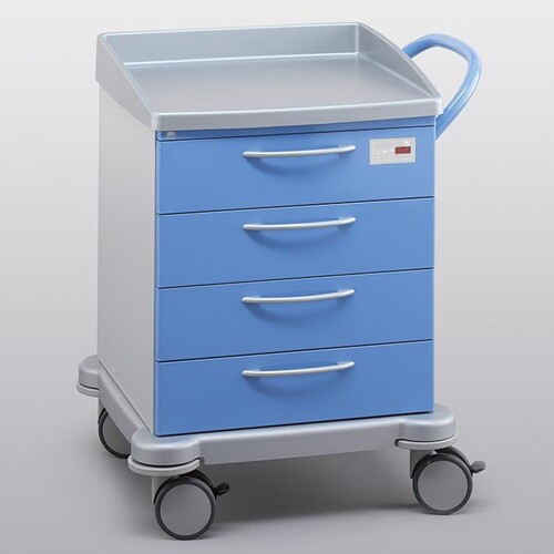 Verband- und Behandlungswagen mit 4 Schubladen Typ 6D Produktbild Front View L
