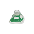 Bi-Maske Gr. 2 für Kinder,  22 mm I.D., grün, mit Silikonlippe Produktbild