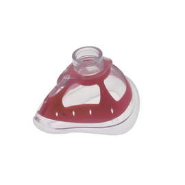 Bi-Maske Gr. 4 für Erwachsene mittel,  22 mm I.D., rot, mit Silikonlippe Produktbild