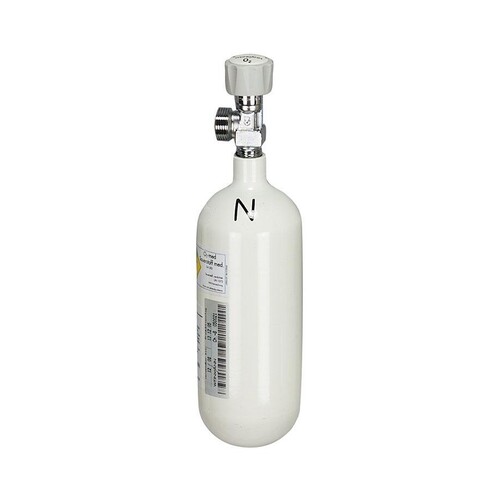 Sauerstoff-Flasche, leer 0,8 Ltr., G 3/4, 200 bar Produktbild Front View L