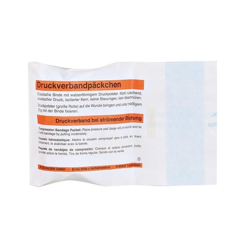 Spezial-Druckverbandpäckchen, steril Produktbild Front View L