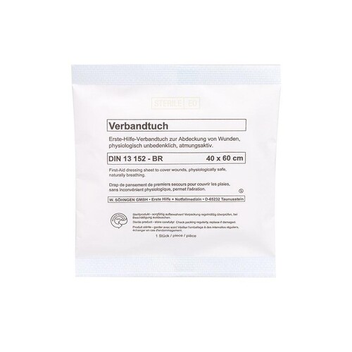 Verbandtuch SO ca. 40 x 60 cm, steril Produktbild Front View L