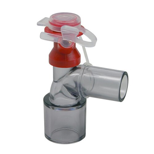 TUBE INHALER, rechtwinklig, nicht drehbar Produktbild Front View L