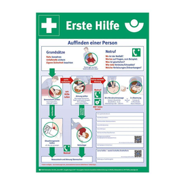 Aushang zur Ersten Hilfe Kunststoff-Plakat Produktbild