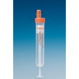 S-Monovetten 9 ml, 92 x 16 mm, Lithium-Heparin, steril (50 Stck.) (PACK=50 STÜCK) Produktbild
