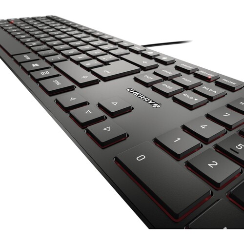 CHERRY Tastatur KC 6000 SLIM JK-1600DE-2 schwarz Produktbild Additional View 1 L