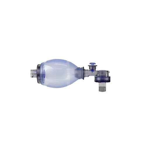 Silikon-Beatmungsbeutel für Kinder 450ml mit Druckbegrenzer 40 cm H2O Produktbild Front View L