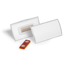 Namensschild mit Magnet verdrehsicher 40x75mm Durable 8259-19 (PACK=10 STÜCK) Produktbild