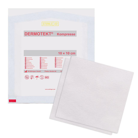 DERMOTEKT Kompressen steril ca. 10 x 10 cm (2 Stck.) (PACK=2 STÜCK) Produktbild