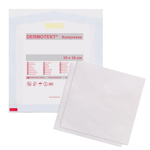 DERMOTEKT Kompressen steril ca. 10 x 10 cm (2 Stck.) (PACK=2 STÜCK) kaufen