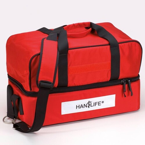 HAN-LIFE Rettungstasche leer, rot, Polyamid Produktbild Front View L