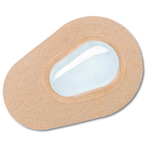 Ortolux small Augenverband 96 x 67 mm, steril (20 Stck.) (PACK=20 STÜCK) Produktbild Front View L