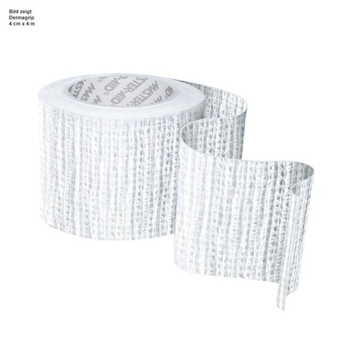 Dermagrip Fixierbinde weiß/hellgelb 6 cm x 4 m Produktbild Front View L