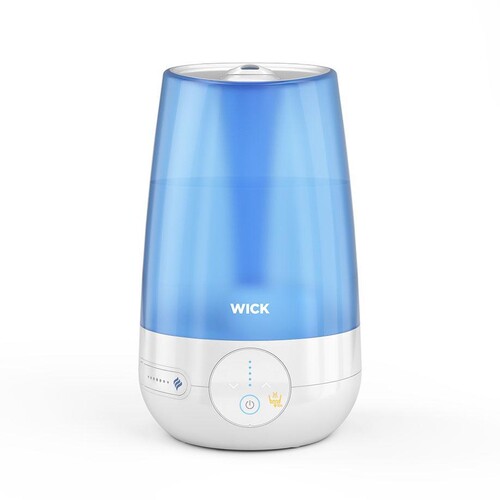 WICK Kaltluft Ultraschall Luftbefeuchter WUL565E4, weiß/blau Produktbild