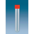 PP-Röhrchen 13 ml, 101 x 16,5 mm, rot, steril (500 Stck.) mit montiertem Verschluss (BTL=500 STÜCK) Produktbild