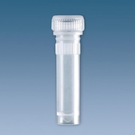 Mikro-PP-Röhrchen 2 ml, flach, steril, montierter Schraubverschluss (100 Stck.) (BTL=100 STÜCK) Produktbild