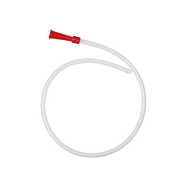 Absaugkatheter Ch. 18 steril  ca. 50 cm, gerollt, rot Produktbild