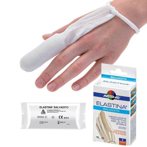 Elastina Salvadito universal Fingerverband, steril (10 Stck.) (PACK=10 STÜCK) Produktbild Front View L