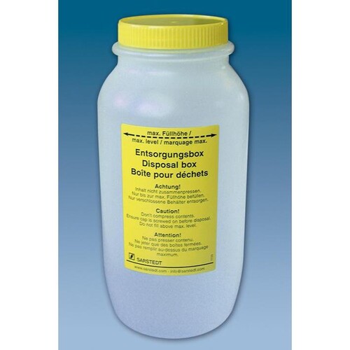 Kanülen-Entsorgungsboxen 2,0 Ltr. (30 Stck.) (KTN=30 STÜCK) Produktbild Front View L