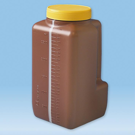 Urinsammelflaschen 3,0 Ltr. mit transparentem Sichtstreifen (30 Stck.) (KTN=30 STÜCK) Produktbild