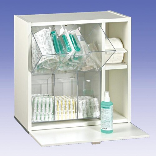 Injektionsmaterial-Spender weiß Produktbild Front View L