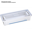 Instrumentenwanne 5 Ltr. kpl. mit Siebeinsatz und Deckel transparent Produktbild