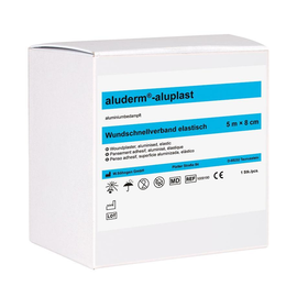 aluderm-aluplast Wundpflaster elastisch, gerollt ca. 5 m x 8 cm Produktbild