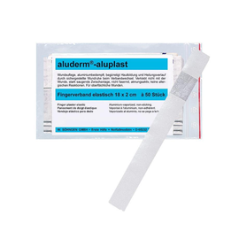 aluderm-aluplast Fingerverband elastisch ca. 18 x 2 cm (50 Stck.) (BTL=50 STÜCK) Produktbild