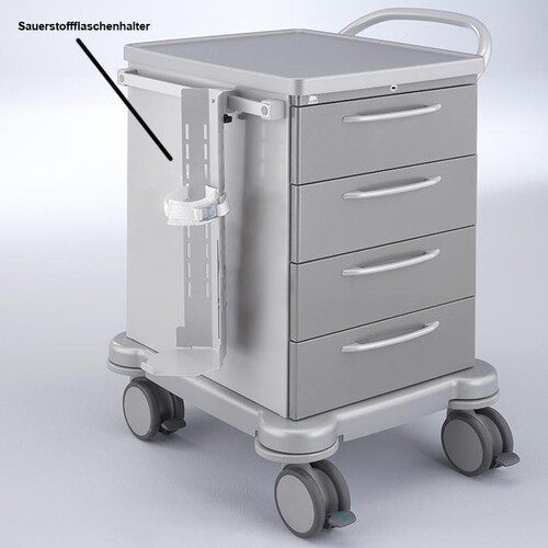 Sauerstoff-Flaschenhalter Produktbild Front View L