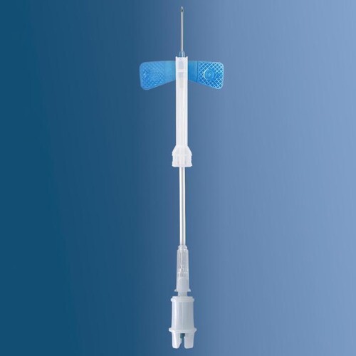 Safety-Multifly-Kanülen Nr.16 23 Gx3/4'' mit kurzem Schlauch (120 Stck.) (PACK=120 STÜCK) Produktbild Front View L