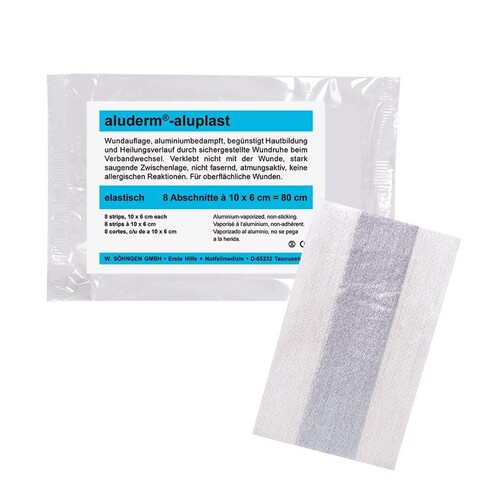 aluderm-aluplast elastisch Verbandkasten-Set Produktbild Front View L