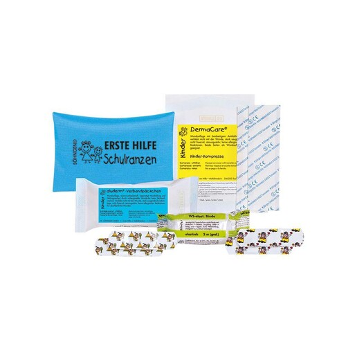 Erste-Hilfe Set Schulranzen blau Produktbild Front View L