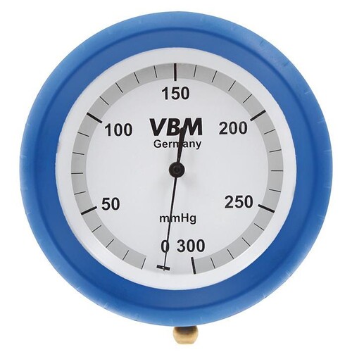 Manometer 300 mmHg zur Fixation an der Druckinfusionsmanschette, druckgeprüft Produktbild Front View L