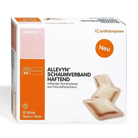 Allevyn Schaumverband haftend steril, 12 x 13 cm (12 Stck.)  (PACK=12 STÜCK) Produktbild