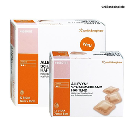 Allevyn Schaumverband haftend steril, 17 x 18 cm (12 Stck.) (PACK=12 STÜCK) Produktbild