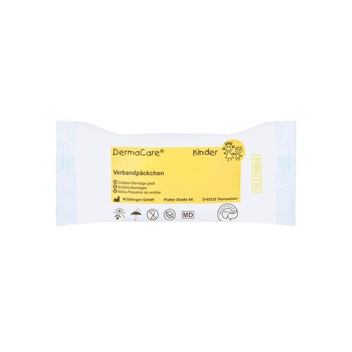 DermaCare Kinder Verbandpäckchen mittel, steril ca. 2 m x 6 cm Produktbild Front View L