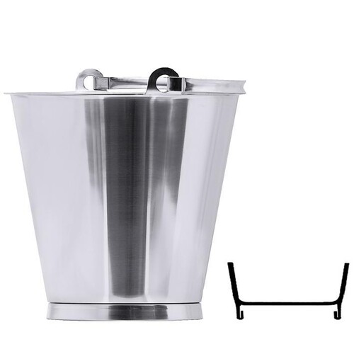 Eimer mit verstärktem Bodenreifen, 10 Ltr., Ø 30 cm, Höhe 26,5 cm Produktbild Front View L