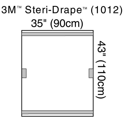 3M Steri-Drape Geräteabdeckungen 90 x 110 cm (10 Stck.) (PACK=10 STÜCK) Produktbild Front View L
