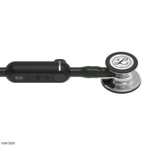 3M Littmann Elektronisches Stethoskop Modell CORE, hochglanzpoliertes Produktbild Additional View 1 L