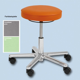 Drehhocker, eis, mit Ringauslösung Produktbild